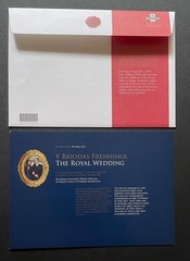 2011 Royal Wedding RM Presentation Pack FDC. With Westminster Abbey Special H/S