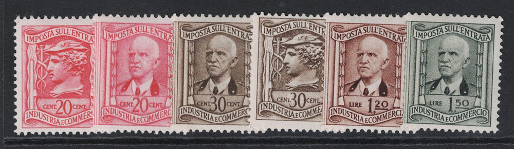 Italy 1940 Entrata Revenues MH / MLH Wmk Upright – S32104