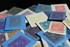 Dominican Republic Stamps M+Used VF Lot Of 25 Early Cut Squares All Very Fine