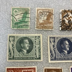 15 USED/HR Deutsches Reich/Germany Hitler Swastika Stamps; 1933- 1945; $1 Ships.