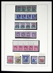 Lot 40450 Stamp collection Sudetenland 1933-1945 including Zeppelins, in albums.