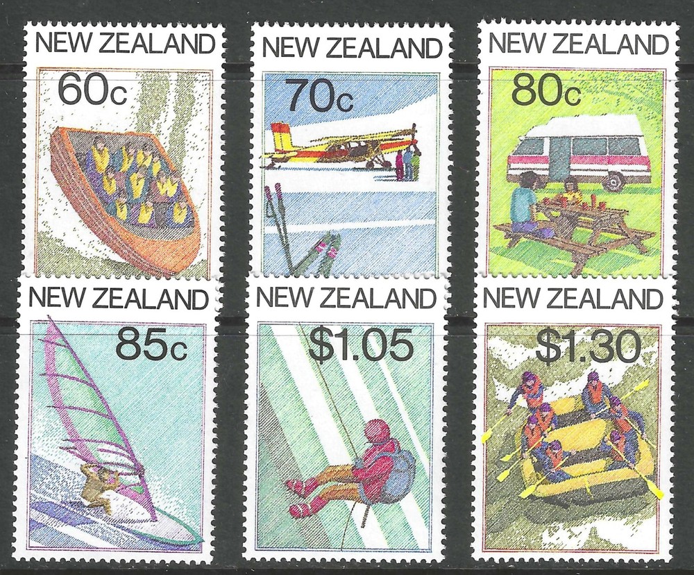 New Zealand # 861 – 866 MNH Fresh & Flawless Cmplt Set (’27 SCV $6.50)