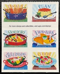 2017 Scott #5192-97 – Forever – DELICIOSO – Block of 6 Booklet Stamps -MNH