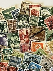 DEUTSCHES REICH – mainly WWII, with areas – Collection of 500 stamps – MNH/Used