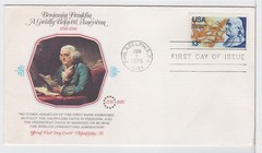 TurtlesTradingPost- Benjamin Franklin – 1976 #1690  FDC – Fleetwood Cachet