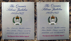 JERSEY/GUERNSEY 1977 Jubilee Special Bookets Upright & Inverted U/M GX266