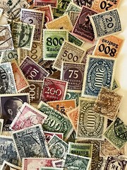 DEUTSCHES REICH – mainly WWII, with areas – Collection of 500 stamps – MNH/Used