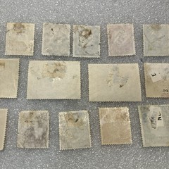 15 USED/HR Deutsches Reich/Germany Hitler Swastika Stamps; 1933- 1945; $1 Ships.