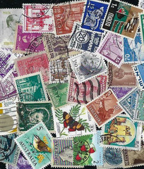 150 Worldwide Stamps Mix • Small and Medium Stamps Only • Some Duplication