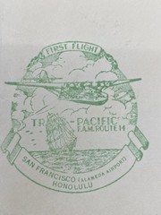 FIRST Flight Pan American trans-pacific, Nov. 22, 1935, FDC, to Ridley Park, PA
