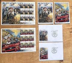 Ukraine stamps 2026 2 sheets of stamps + 2 fdc + 2 postcards Faith and Will