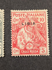 LIBIA LIBYA 1915-16 Semi-Postals Sc# B1, B2, B3 MINT LIGHTLY HINGED ORIGINAL GUM