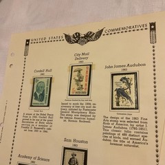 U.S.-(-1962-)-HISTORICAL EVENTS-lot Of 13-Stamps-ON ALBUM PAGE-USED-#30