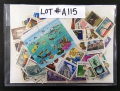 Unused USA Stamp Lot: Vintage US Valid Postage Mix, Original Gum, Blocks Singles