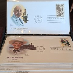 US First Day Covers Album 1969-1980 Historical Events, Folk Art, Wildlife