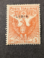 LIBIA LIBYA 1915-16 Semi-Postals Sc# B1, B2, B3 MINT LIGHTLY HINGED ORIGINAL GUM