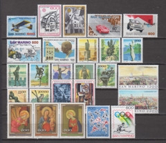 SAN MARINO ITALY 1987 COMPLETE YEAR SET MINT NEVER HINGED MNH