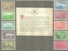 1939 EATON PAPER CINDERELLA STAMPS 4 SINGLES MINT ORIGINAL GUM L@@K