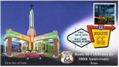 26-172, 2026, Route 66, Complete Set (8 Covers), First Day Cover, Digital Color