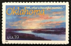 2007 Scott #4121 – 39¢ – OKLAHOMA STATEHOOD – Single Mint NH