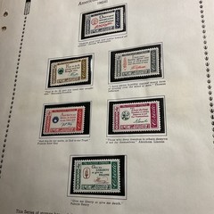 U.S.-(-1960-)-HISTORICAL EVENTS-lot Of 14-Stamps-ON ALBUM PAGE-USED-#30
