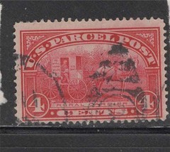 U.S. 1913 Parcel Post 4 Cent used, Scott #Q4 **SEE PIC** @