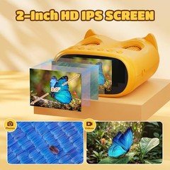 1000X Digital Microscope for Kids Handheld: 2-in-1 Binoculars Portable STEM