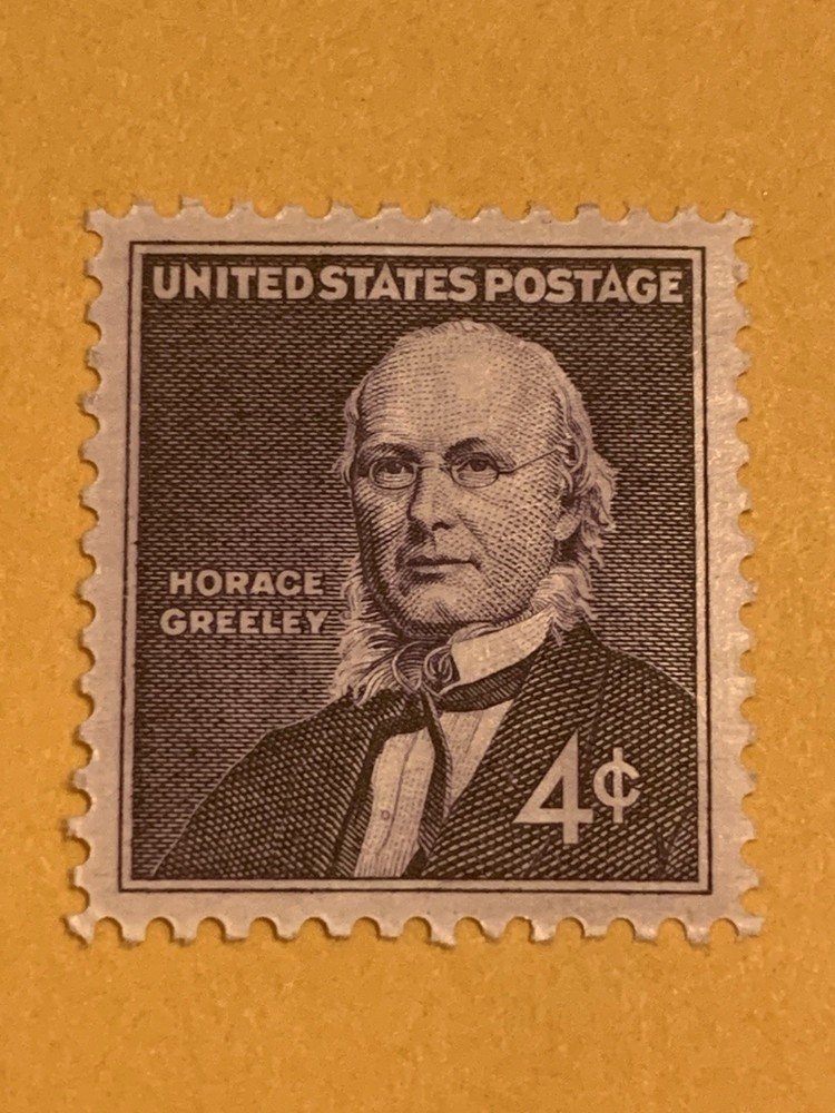 1961 4 Cent Stamp. “Horace Greeley” Scott# 1177. MNH.