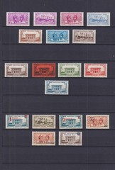 MARTINIQUE. 1933/1945. 4 COMPLETE SETS. MLH