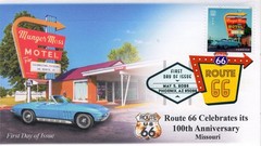 26-172, 2026, Route 66, Complete Set (8 Covers), First Day Cover, Digital Color