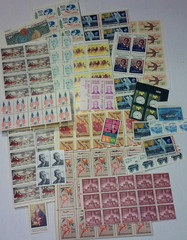 Usable 200 Assorted Mixed Multiples & Singles of 10¢ US Postage Stamps FV $20.00