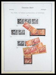 GERMANY REICH 1933-1945 MNH MH Used Combinations in 2 Albums Stamp Collection