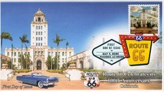 26-172, 2026, Route 66, Complete Set (8 Covers), First Day Cover, Digital Color