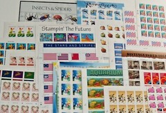 Four (4) Sheets x 20 = 80 Assorted of Mixed Designs of 33¢ US Postage Stamps USA