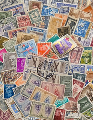 Lot of 100 Mixed Vintage Worldwide Stamps – 100% Off Paper – FREE SHIPPING!