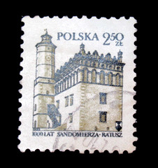 Poland Stamps Scott 2403 Sandomierz Millennium 2.5 ZL 1980 Used NG