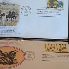 US First Day Covers Album 1969-1980 Historical Events, Folk Art, Wildlife