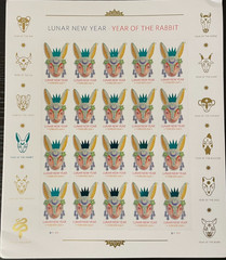 2023 Lunar New Year: Year of the Rabbit Stamps Sheet of 20 – Forever – MNH