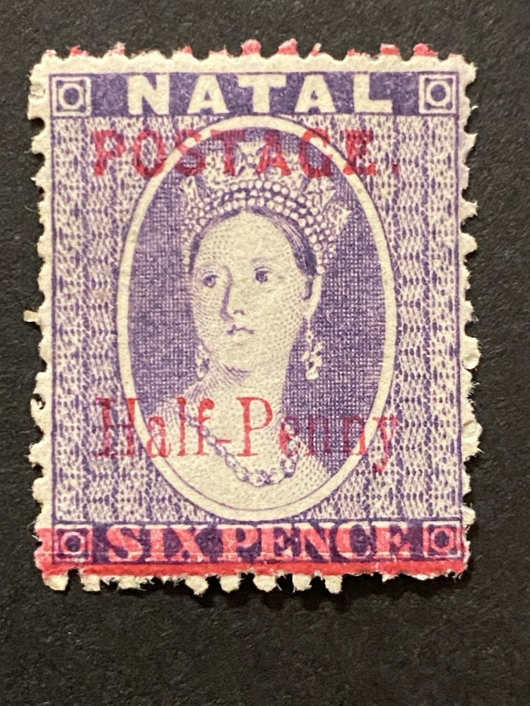 NATAL, MINT, #62, Original Gum, Hinge Remnant