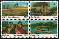 1985 Scott #2160-63 – 22¢ – INTERNATIONAL YOUTH YEAR – Block of Four – Mint NH
