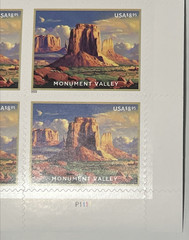Utah Monument Valley 2022 Priority Mail Sheet of 4 Stamps (4 x $8.95 = $35.80)