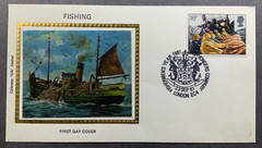 1981 FISHING FIRST DAY COVER, MISSION FOR DEEP SEA FISHERMEN. Colorado Silk