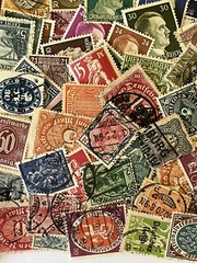 DEUTSCHES REICH – mainly WWII, with areas – Collection of 500 stamps – MNH/Used