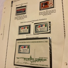 U.S.-(-1965-70-)-HISTORICAL EVENTS-lot Of 12 Stamps& 1 S.S-ON ALBUM PAGE-MINT#30