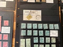 GB KEVII huge study collection in 3 High Values 2/6, 5/-, 10/- 16 cards *a512