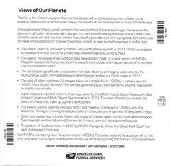 Our Solar System! 4 Different USPS Forever Self-Adhesive Sheets 2016-2021
