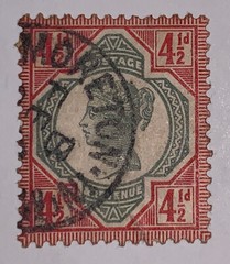Travelstamps: Great Britain Stamps Scott #117 Used NG Handstamped
