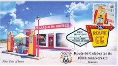 26-172, 2026, Route 66, Complete Set (8 Covers), First Day Cover, Digital Color