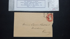 RARE FIND, 1855, U10 NESBITT, ENVELOPE, MUST HAVE USED