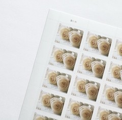 2011 USPS Forever Stamps WEDDING WHITE ROSES 5 Sheets of 20/sheet total 100